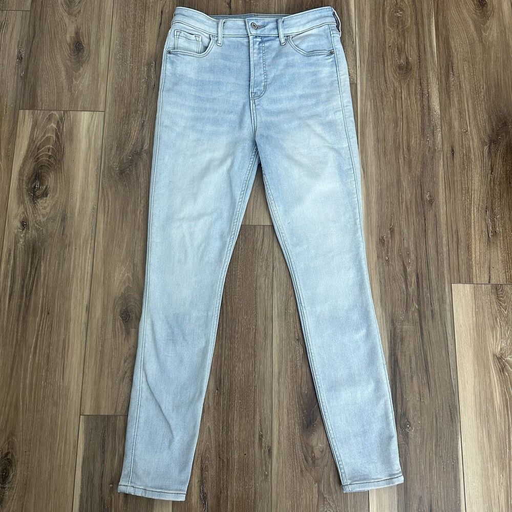 Old Navy Rockstar Extra High Rise Super Skinny Jeans Size 6 Waist 29" Inseam 28"